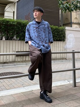 「ストリートカジュアル」｜「アイテム（その他）」を使った、KOMさん（メンズ・165cm）の春コーディネート