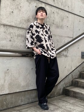 「ドルマン」｜「アイテム（その他）」を使った、KOMさん（メンズ・165cm）の春コーディネート