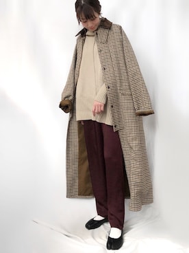 宇佐美 彩さん（レディース・163cm）の冬コーディネート