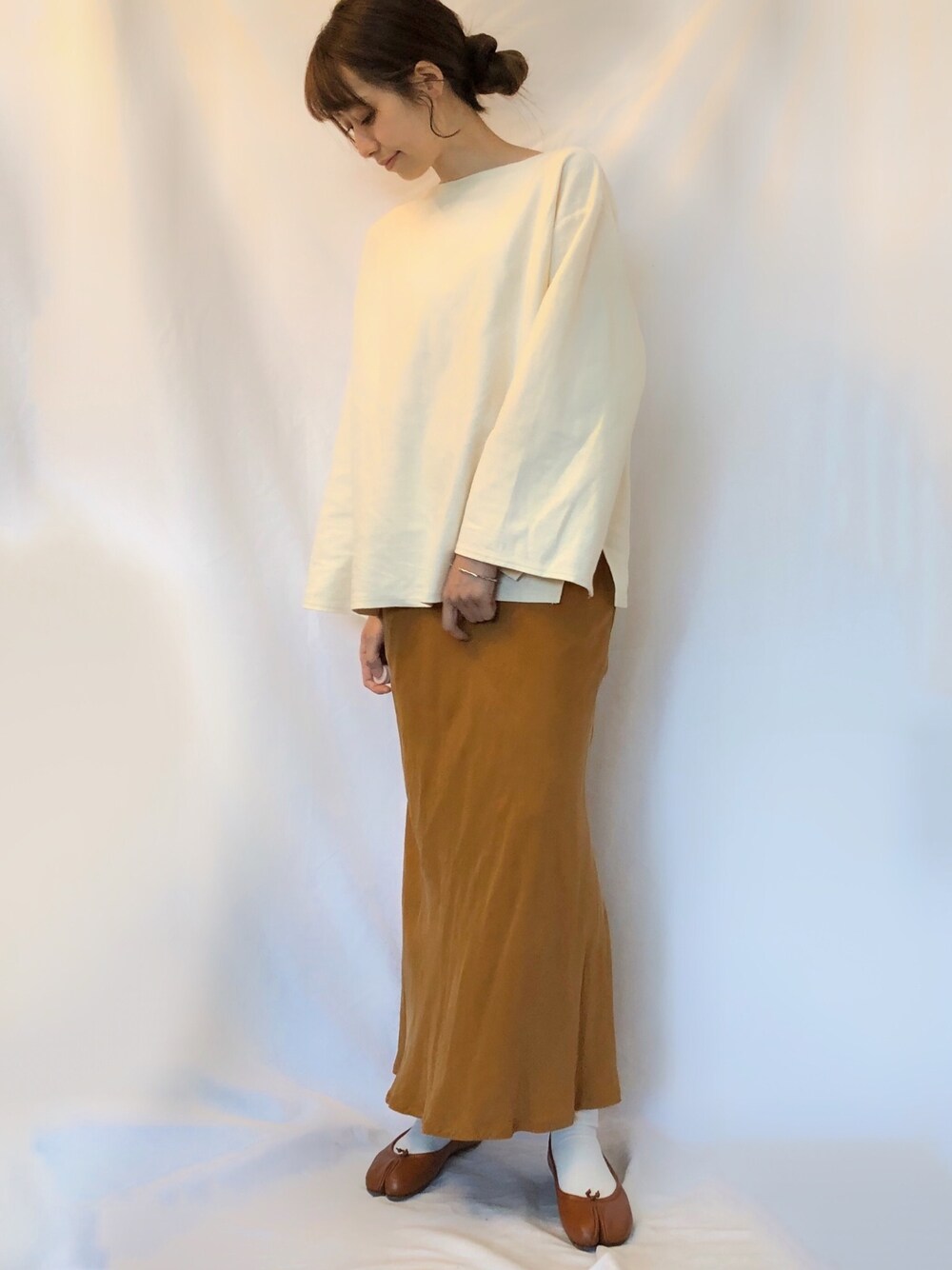 カットソー(長袖/七分) ROKU RUSSELL BORDER SLIT SLEEVE PULLOVER 6（ROKU）(ロク)の「＜6(ROKU)＞RUSSELL BORDER SLIT SLEEVE PULLOVER