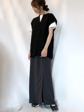 宇佐美 彩さん（レディース・163cm）の春コーディネート