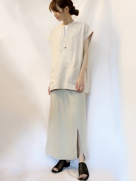 宇佐美 彩さん（レディース・163cm）の春コーディネート