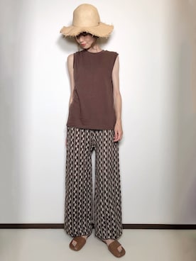 宇佐美 彩さん（レディース・163cm）の夏コーディネート