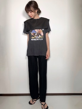 宇佐美 彩さん(レディース・163cm)の夏コーディネート