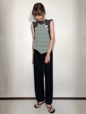 宇佐美 彩さん(レディース・163cm)の夏コーディネート