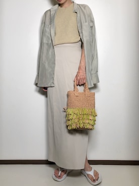 宇佐美 彩さん（レディース・163cm）の夏コーディネート