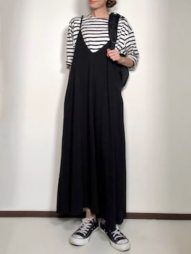 「RE/SP（アールイーエスピー）のアイテム（バッグ）」を使った、宇佐美 彩さん（レディース・163cm）の秋コーディネート