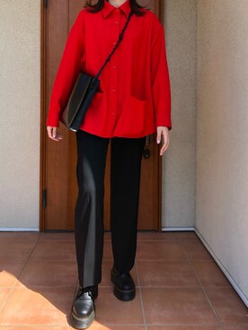 「CIAOPANIC（チャオパニック）のアイテム（その他アウター）」を使った、reoさん（レディース・170cm）の春コーディネート