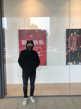 「Jack & Jones（ジャック アンド ジョーンズ）のアイテム（ジャケット/アウター）」を使った、HJJ_22さん（メンズ・170cm）の冬コーディネート