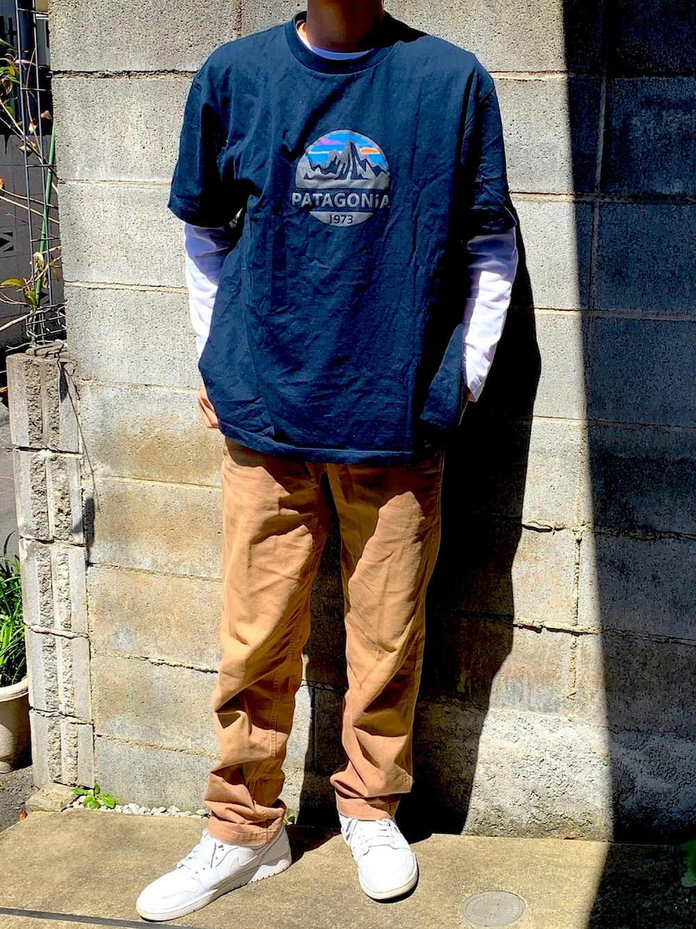 パタゴニア新品☆メンズ フィッツロイ スコープ オーガニック Tシャツ (FEA/M パタゴニア Patagonia メンズ・フィッツロイ・ダウン・フーディ