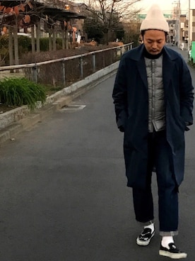 「DESCENTE ALLTERRAIN（デサント　オルテライン）のアイテム（トップス）」を使った、hayao_mさん（メンズ・178cm）の冬コーディネート