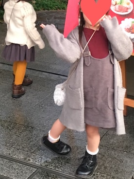 「GLOBAL WORK（グローバルワーク）のアイテム（ジャケット/アウター、グレー系）」を使った、すみれさん（レディース）の秋コーディネート