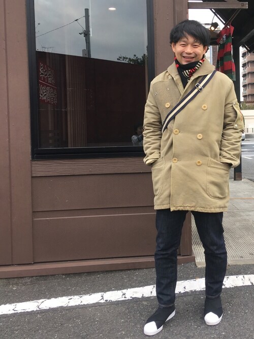 スーパースタースリッポン Ss Slipon アディダスオリジナルスを使ったメンズ人気ファッションコーディネート Sciaky