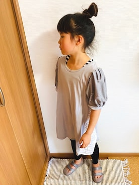 「グランギャルソン」｜ties-flower11さん（キッズ・125cm）の春コーディネート