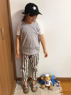 「グランギャルソン」｜ties-flower11さん（キッズ・125cm）の春コーディネート