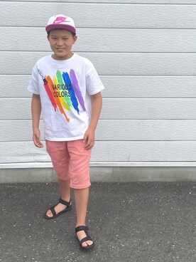 ties-flower11さん（キッズ・125cm）の夏コーディネート