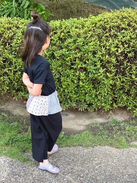 「Gemeaux（ジェモー）のアイテム」を使った、ties-flower11さん（キッズ・125cm）の夏コーディネート