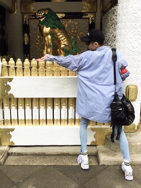 「ROTHCO（ロスコ）のアイテム（キャップ）」を使った、ANOTHER-Jさん（メンズ・175cm）の春コーディネート