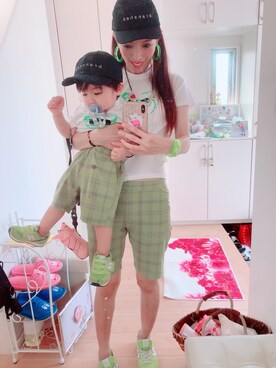hirumamaさん(キッズ・90cm)の夏コーディネート