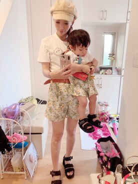 hirumamaさん（キッズ・90cm）の夏コーディネート