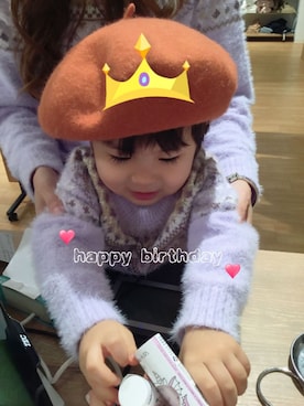 hirumamaさん（キッズ・90cm）の冬コーディネート