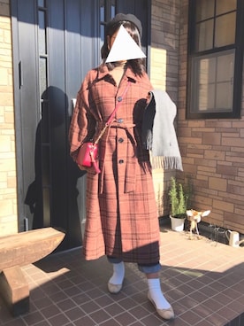 「UNIQLO（ユニクロ）のエクストラファインメリノリブタートルネックセーター（長袖）（ニット/セーター）」を使った、Chiharuさん（レディース・169cm）の冬コーディネート