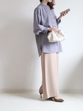 「STYLE DELI（スタイルデリ）のアイテム（パンプス）」を使った、yonnieさん（レディース・154cm）の秋コーディネート