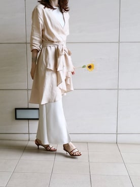 「NARACAMICIE（ナラカミーチェ）のアイテム」を使った、yonnieさん（レディース・154cm）の夏コーディネート