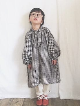 「アイテム（ドレスシューズ）」を使った、ka﻿﻿o ̆̈﻿riさん（キッズ・110cm）の春コーディネート