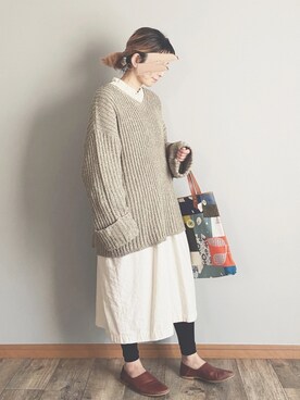 kao ̆̈riさん(レディース・154cm)の冬コーディネート