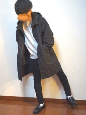 Gu ジーユー のモッズコートを使ったメンズ人気ファッションコーディネート 身長 151cm 160cm Wear