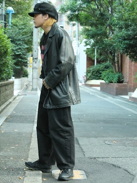 「ASICS（アシックス）のアイテム（スニーカー）」を使った、あおいさん（メンズ・175cm）の秋コーディネート