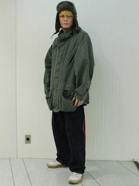 「EVISU（エヴィス）のアイテム」を使った、あおいさん（メンズ・175cm）の秋コーディネート