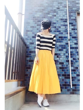 「qcillo&c（クッチロアンドシー）のアイテム」を使った、 sanacocoさん（レディース・167cm）の春コーディネート