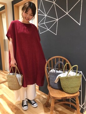 サヤカさん（レディース・165cm）の春コーディネート