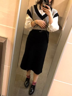 momoさん（レディース・156cm）の春コーディネート