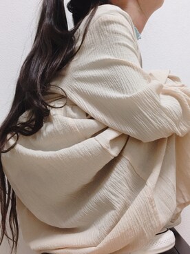 「カシュクール」｜「アイテム（その他アウター）」を使った、Na☺︎☺︎☺︎さん（キッズ・135cm）の春コーディネート