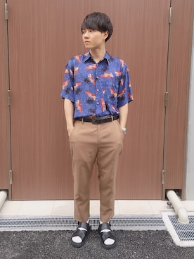 塩崎優太さん（メンズ・170cm）の夏コーディネート