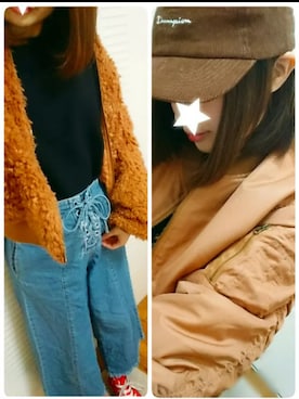 渡邉まりこさん（レディース・150cm）の冬コーディネート