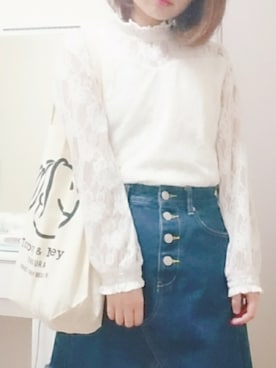 渡邉まりこさん（レディース・150cm）の春コーディネート