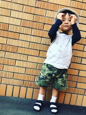 ⚡︎想⚡︎さん（キッズ・100cm）の春コーディネート