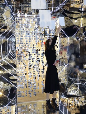 「盐系风格」｜「アイテム（ワンピース/ドレス）」を使った、3xccさん（レディース・160cm）の秋コーディネート