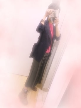 「crolla（クローラ）のアイテム（ジャケット/アウター）」を使った、risaさん（レディース・157cm）の秋コーディネート