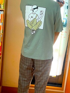 「Wordtrobe（ワードトローブ）のアイテム」を使った、つんさん（メンズ・178cm）の夏コーディネート