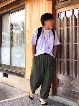 関節のパニックさん（メンズ・175cm）の夏コーディネート