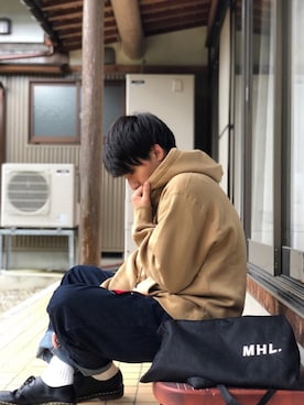 「unfil」｜「アイテム（その他）」を使った、関節のパニックさん（メンズ・175cm）の秋コーディネート