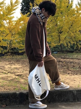 関節のパニックさん（メンズ・175cm）の秋コーディネート