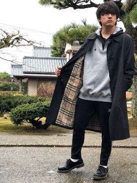 「I（アイ）のアイテム」を使った、関節のパニックさん（メンズ・175cm）の冬コーディネート