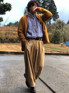 関節のパニックさん（メンズ・175cm）の冬コーディネート