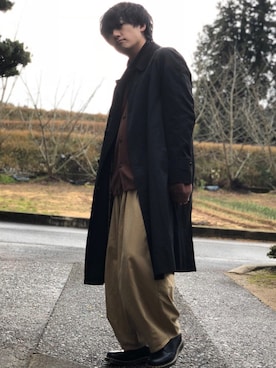 関節のパニックさん（メンズ・175cm）の冬コーディネート